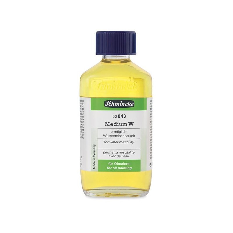 Le médium W Schmincke rend votre peinture à l’huile miscible à l’eau ! Compatible avec toutes les peintures à l’huile