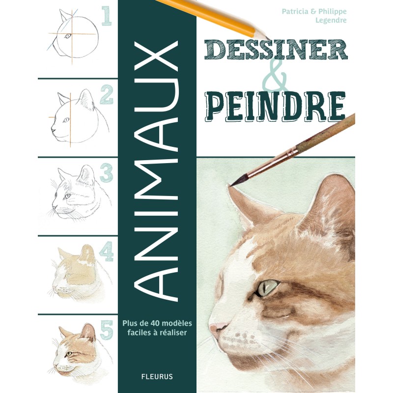 livre dessiner et peindre les animaux