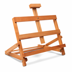 Lutrin de table en hêtre verni