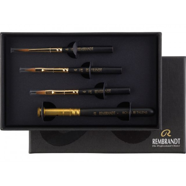 Set de 3 pinceaux de voyage Rembrandt