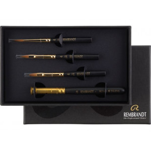 Set de 3 pinceaux de voyage Rembrandt