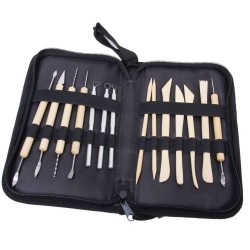 Trousse de 14 outils pour la sculpture et le modelage