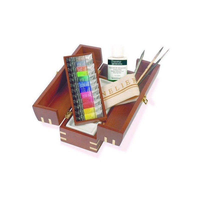 Coffret aquarelle Sennelier "La route des Indes" en tubes