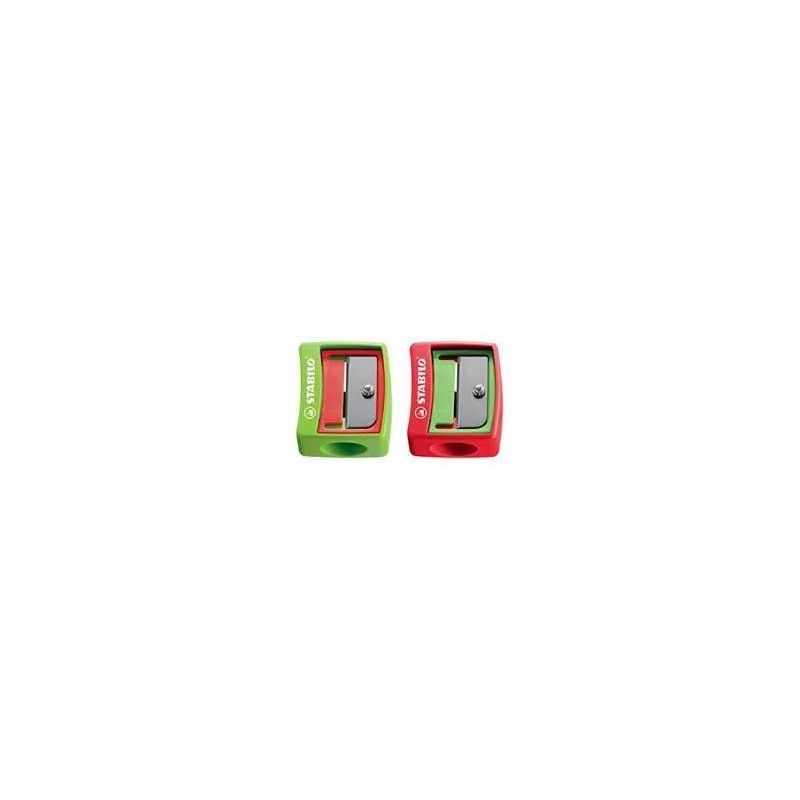 Set de 6 gros crayons Woody + taille crayon de Stabilo