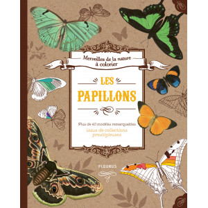 Les papillons à colorier - livre