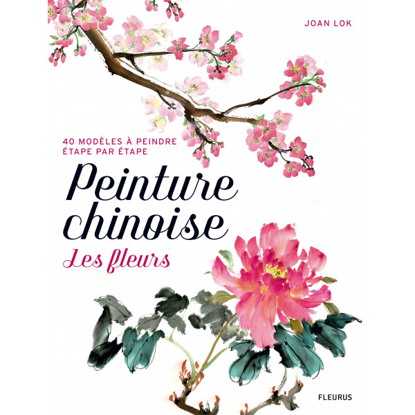 Peinture chinoise, les fleurs - livre