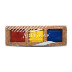 Assortiment de pavés aquarellables - Couleurs primaire - ArtGraf 
