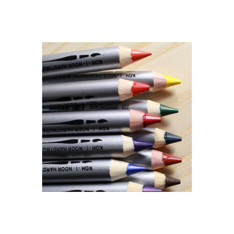 Boîte de 24 crayons Wax aquarelle + accessoires - Koh-I-Noor