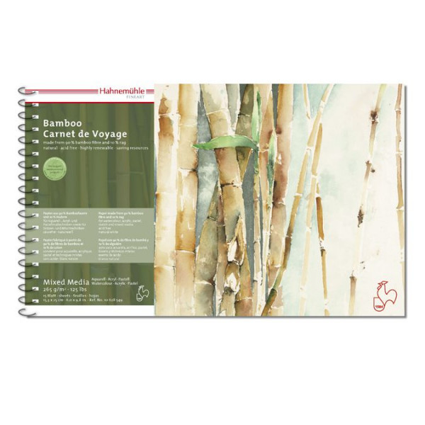 Carnet de voyage en bambou - Hahnemühle