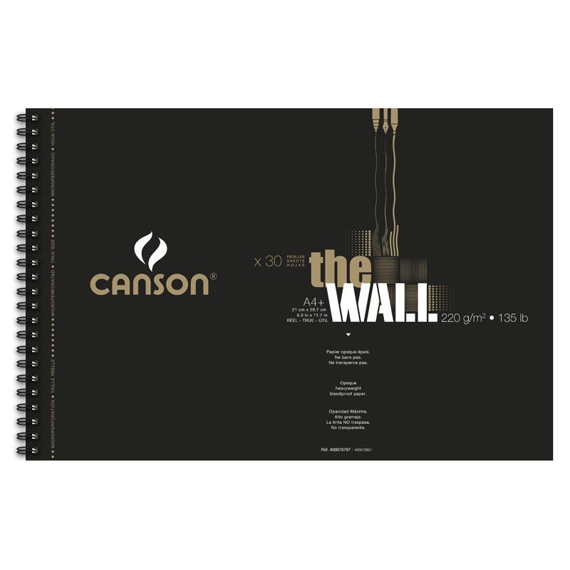 Bloc de papier Canson The Wall pour marqueur alcool et bombe