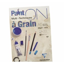 Bloc multi-technique Clairefontaine Paint-On à grain