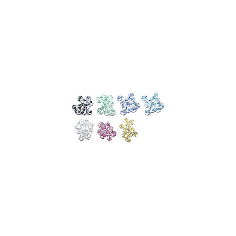 Facettes cristal - Filet de couleur