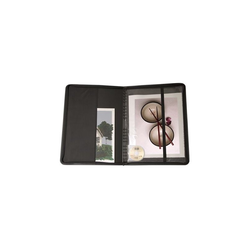 Presbook multi-anneaux + 10 feuilles transparentes incluses