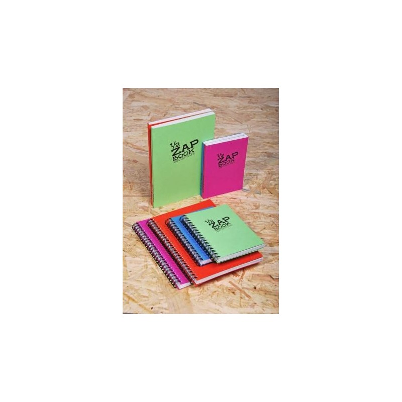 1/2 Zap book à dos collé de Clairefontaine