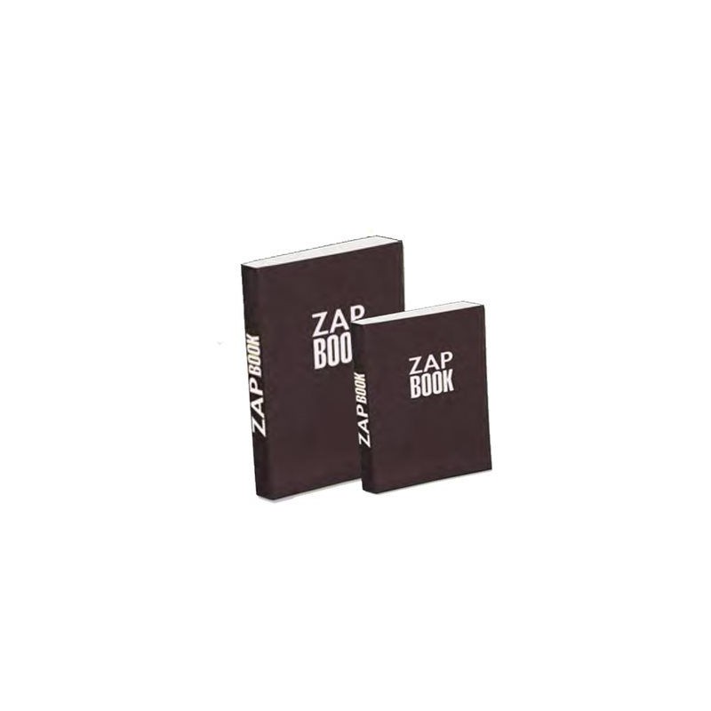 Zap book à dos collé noir de Clairefontaine