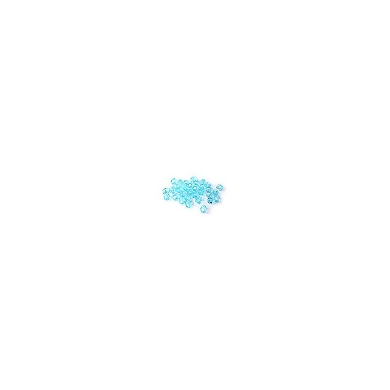 Facettes ou perles de Bohême - Light Aquamarine AB
