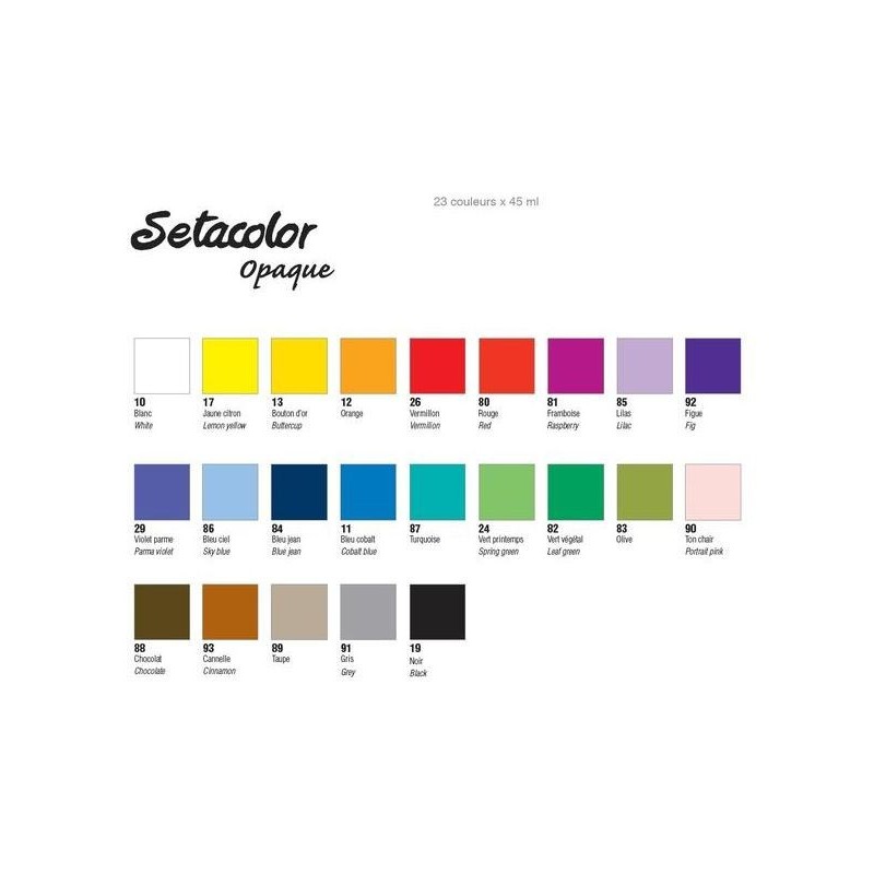 Peinture pour tissu Setacolor opaque Pébéo