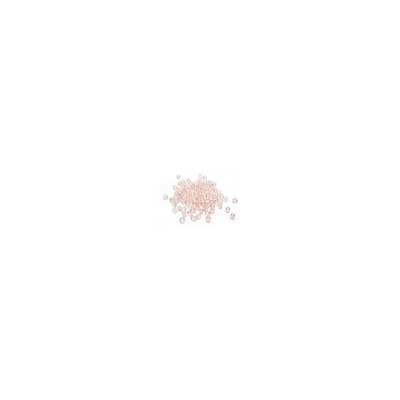 Facettes ou perles de Bohême - Rose