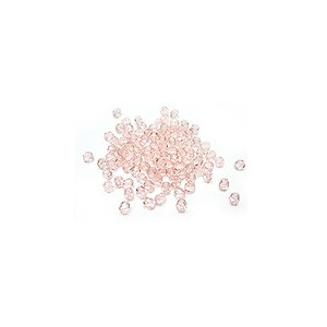 Facettes ou perles de Bohême - Rose