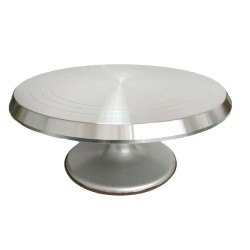 Tournette en aluminium pour modelage et poterie
