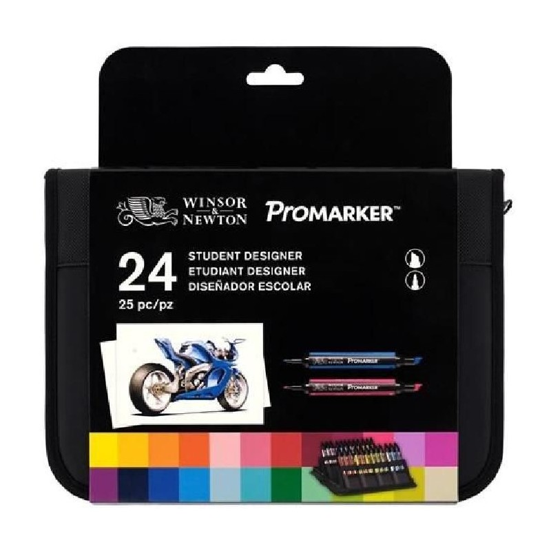 Trousse de 24 ProMarker Student Design - Marqueurs à Alcool