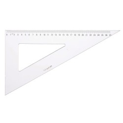 Equerre avec angle de 45°, 60° et 30° Graph'it