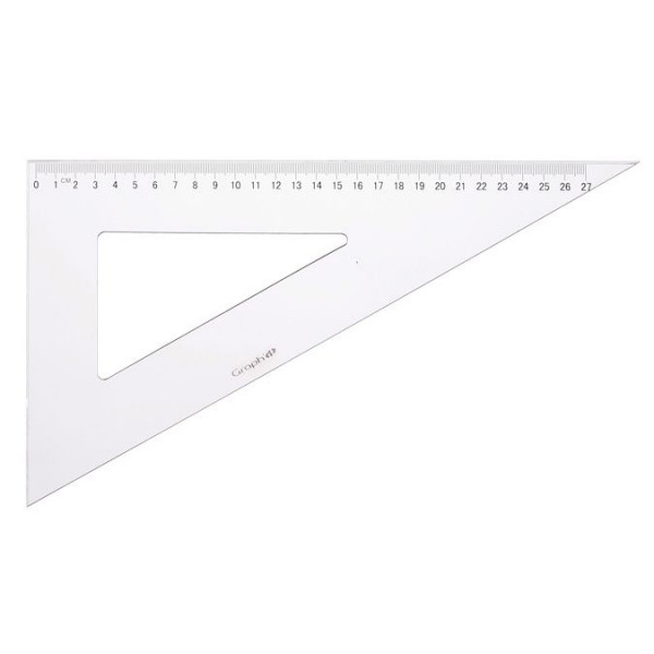 Equerre avec angle de 45°, 60° et 30° Graph'it - Creastore