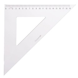 Equerre avec angle de 45° et 30° Graph'it
