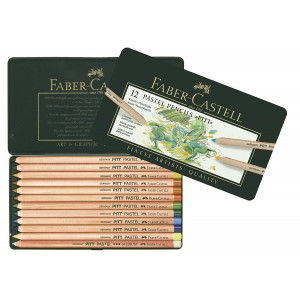 Boîte métal de crayons Pastel PITT - Faber-Castell