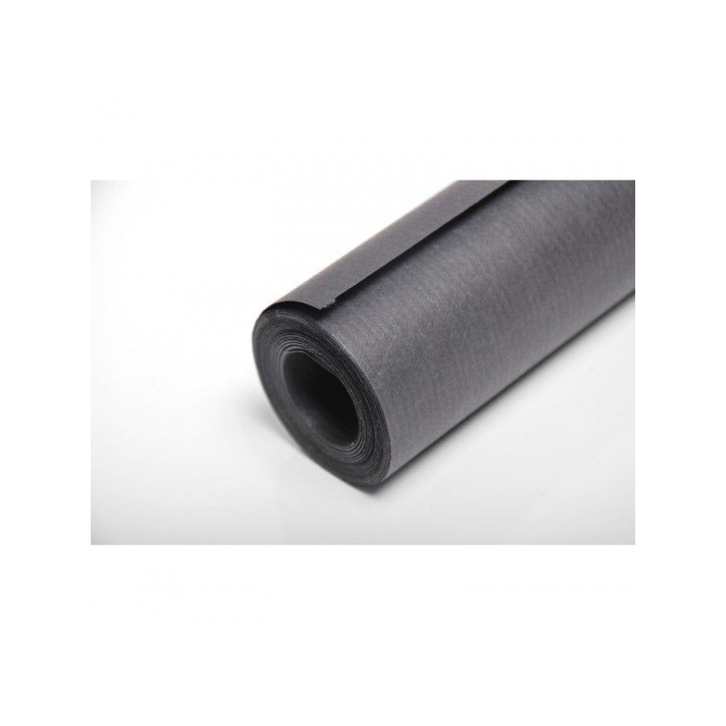 Rouleau de papier kraft noir - 60gr/m²
