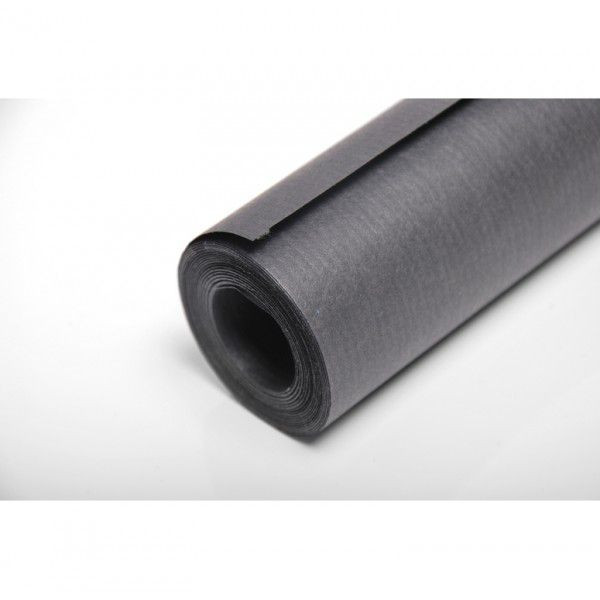 Rouleau de papier kraft noir - 60gr/m²