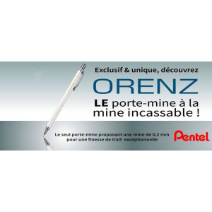 Porte-mines Orenz 0.2mm - Pentel