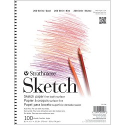 Bloc croquis 74gr - série 200 Strathmore