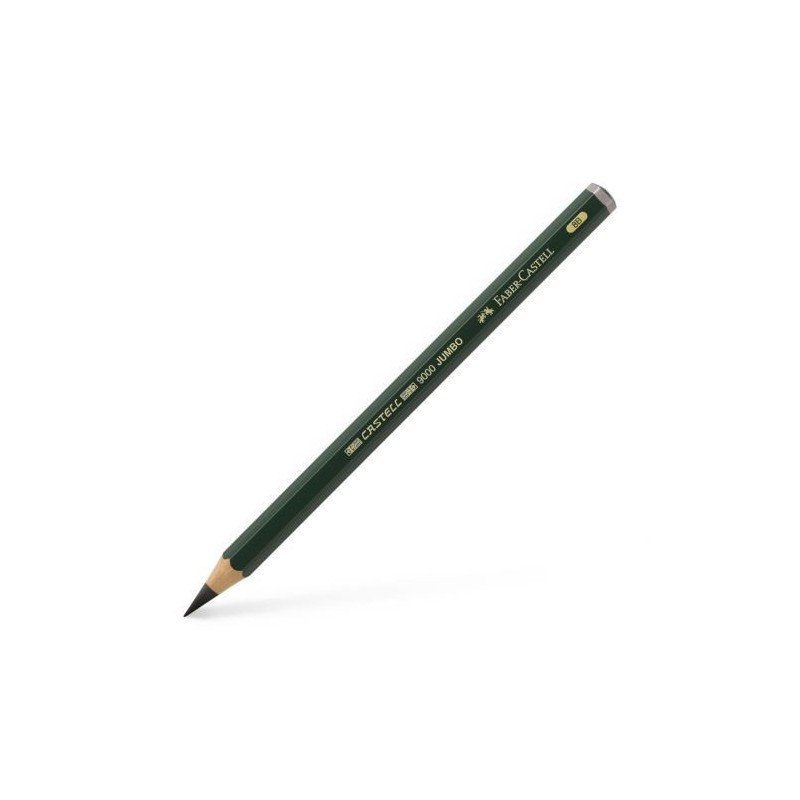 Boîte de 5 crayons Castell 9000 Jumbo de Faber-castell