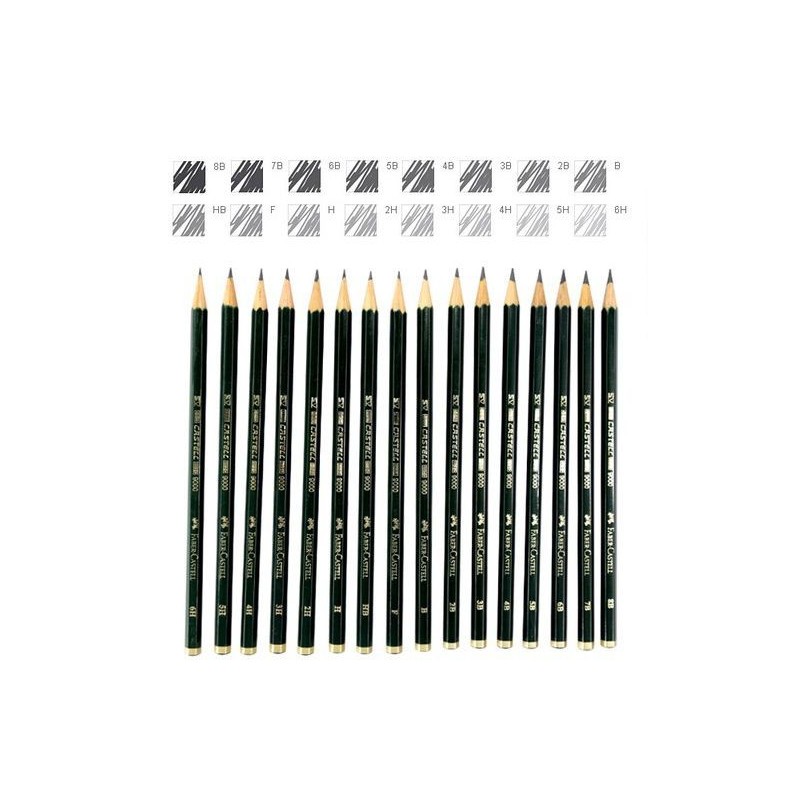 Crayon graphite CASTELL 9000 - Faber-Castell