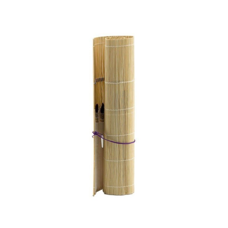 Set de 5 pinceaux en petit-gris pur + une natte bambou de rangement