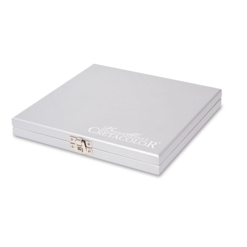 Coffret Silver Box, crayons graphite de Cretacolor