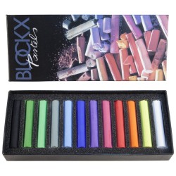 Boîte contenant 12 pastels secs extra-fins de Blockx