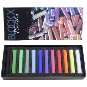 Boîte de 12 pastel secs - Blockx