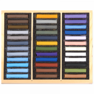 Coffret bois de 36 pastels sec - Blockx