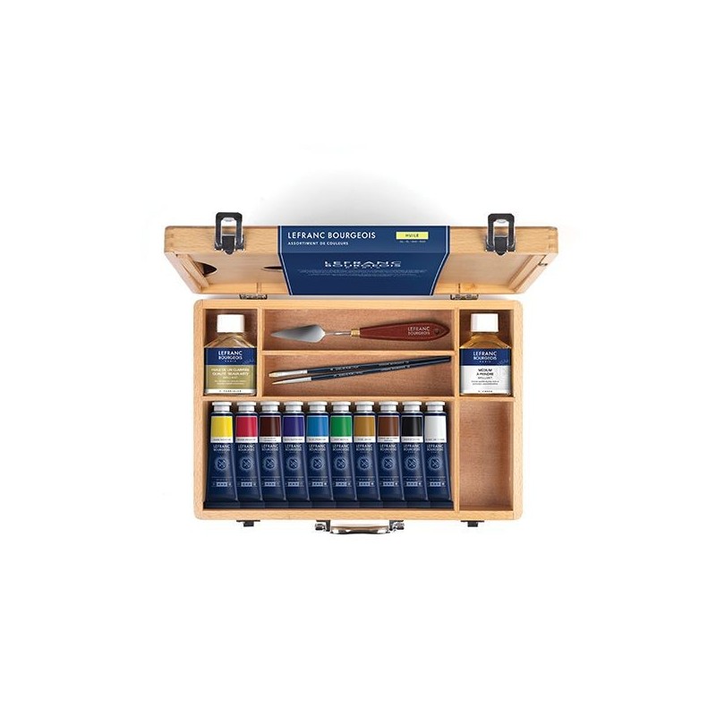 Coffret bois huile fine - Lefranc & Bourgeois