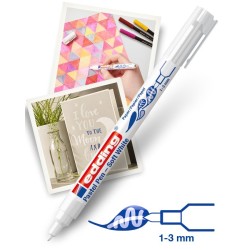 Feutre Pastelliseur Blanc  Edding