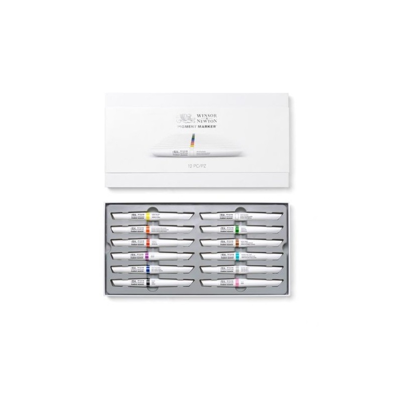 Coffret 12 Pigments Markers Winsor & Newton