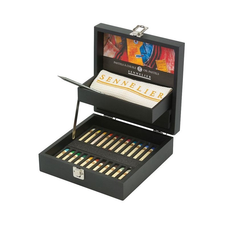 Coffret de 24 pastels à l'huile Sennelier