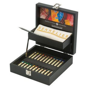 Coffret bois pastels à l'huile - Sennelier