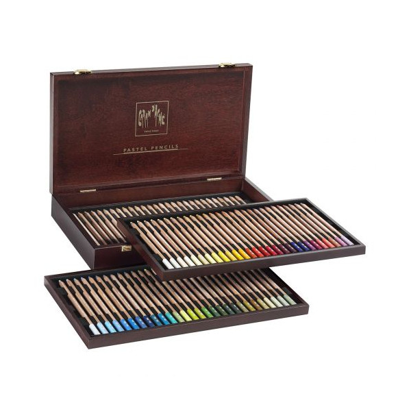 Coffret 84 crayons pastel - Caran d'Ache