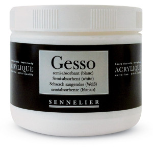 Gesso semi-absorbant 500ml - Sennelier