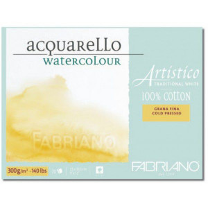 Bloc papier aquarelle Artistico - Fabriano