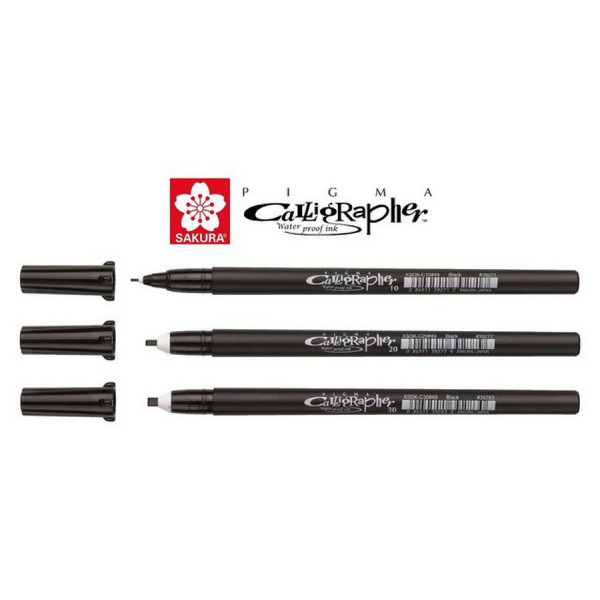 Set de 3 Pigma Calligrapher- Calligraphie