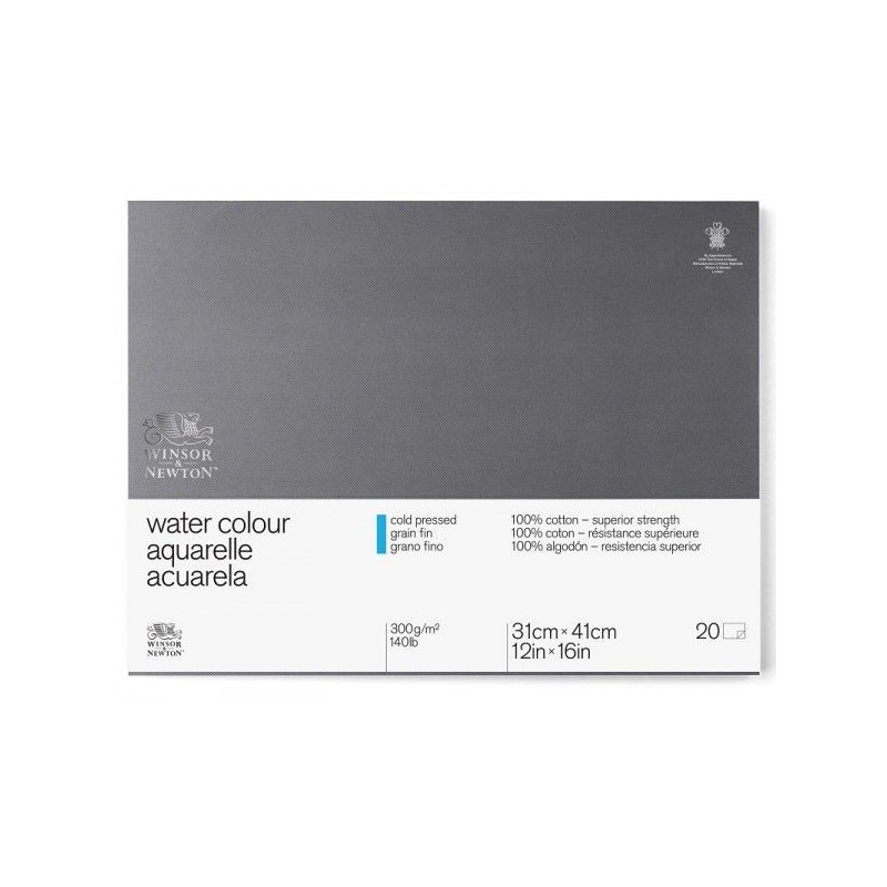 Bloc aquarelle grain fin 300gr Winsor & Newton
